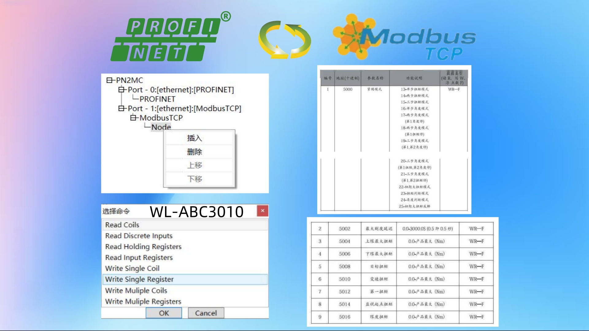 两层映射+三步配置：Profinet-ModbusTCP网关对接拧紧轴驱动器方案 图片 5